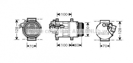 Компресори кондіцiонера AVA AVA COOLING MSA K404