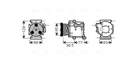 Компрессор кондиционера AVA AVA COOLING FDA K434