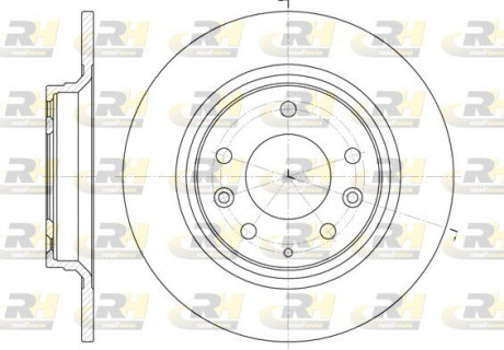 Тормозной диск ROADHOUSE 688100