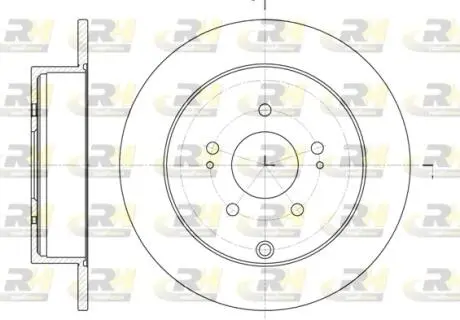 Тормозной диск ROADHOUSE 699700