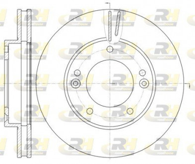 Тормозной диск ROADHOUSE 699210 (фото 1)