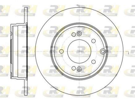 Тормозной диск ROADHOUSE 698900