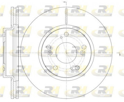 Тормозной диск ROADHOUSE 698610