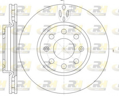Гальмівний диск ROADHOUSE 698110