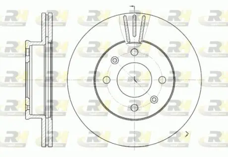 Тормозной диск ROADHOUSE 695810