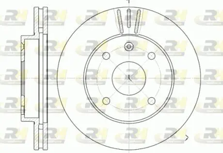 Тормозной диск ROADHOUSE 695910