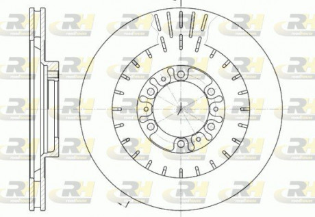 Тормозной диск ROADHOUSE 695310