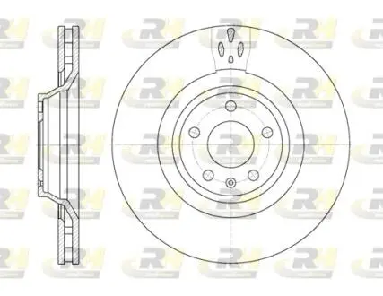 Гальмівний диск ROADHOUSE 694210