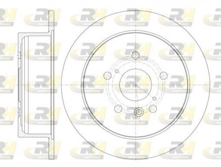 Гальмiвній диск ROADHOUSE 691100 (фото 1)