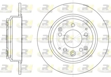 Тормозной диск ROADHOUSE 692200 (фото 1)