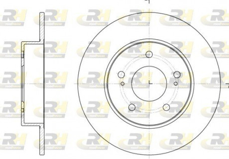 Тормозной диск ROADHOUSE 690900