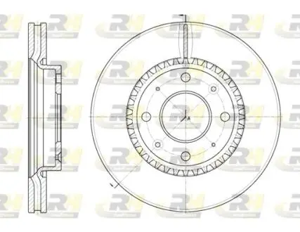 Тормозной диск ROADHOUSE 688910