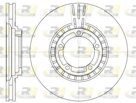 Тормозной диск ROADHOUSE 688410 (фото 1)