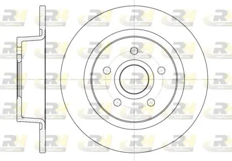 Фото 1 - тормозной диск ROADHOUSE 686300 Тормозной диск ROADHOUSE 686300 (фото 1)