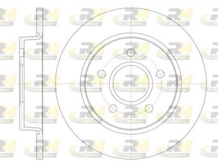 Тормозной диск ROADHOUSE 684600