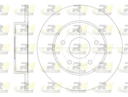 Тормозной диск ROADHOUSE 682000