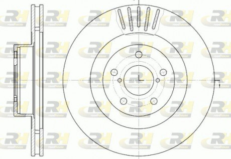 Тормозной диск ROADHOUSE 681610