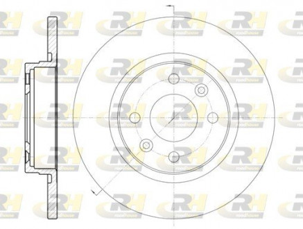 Гальмівний диск ROADHOUSE 680900