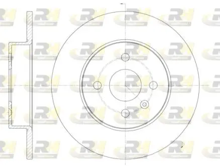 Гальмівний диск ROADHOUSE 678900 (фото 1)