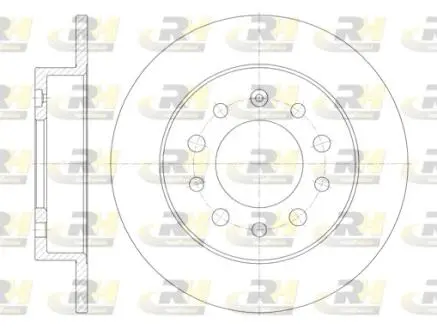 Тормозной диск ROADHOUSE 676200