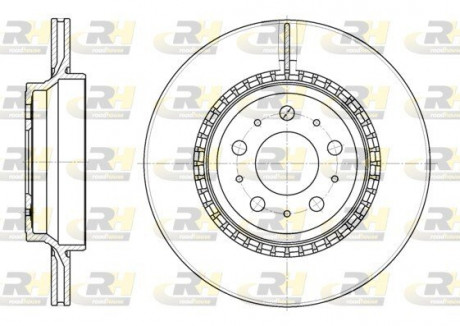 Тормозной диск ROADHOUSE 677710