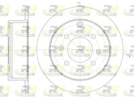 Тормозной диск ROADHOUSE 675700