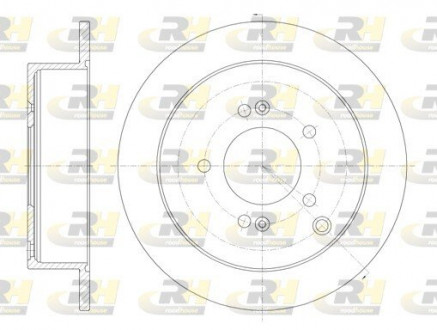 Тормозной диск ROADHOUSE 675600