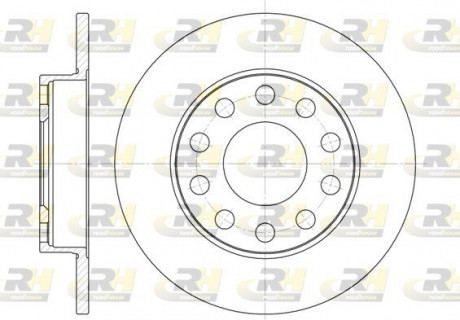Тормозной диск ROADHOUSE 675300 (фото 1)