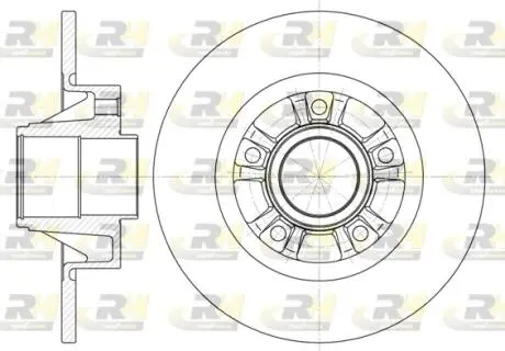 Гальмівний диск ROADHOUSE 673300