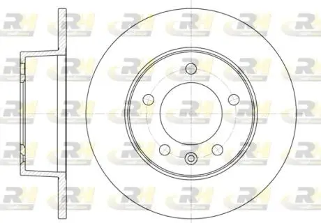 Гальмівний диск ROADHOUSE 673500