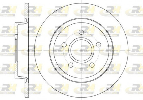 Тормозной диск ROADHOUSE 671200