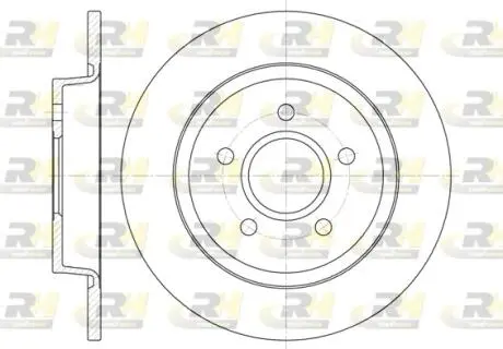 Тормозной диск ROADHOUSE 671200