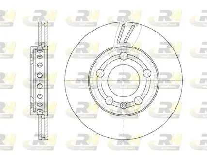Тормозной диск ROADHOUSE 670910