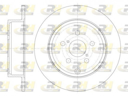 Тормозной диск ROADHOUSE 670000