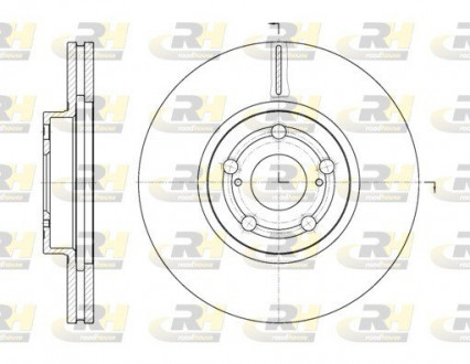 Тормозной диск ROADHOUSE 670110