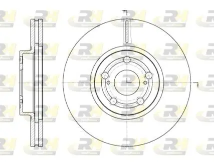 Гальмівний диск ROADHOUSE 670110