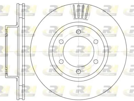 Тормозной диск ROADHOUSE 670610