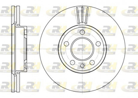 Тормозной диск ROADHOUSE 670810