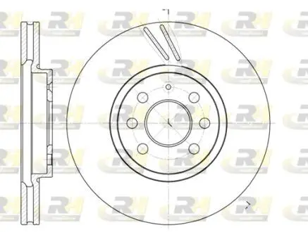 Фото 1 - тормозной диск ROADHOUSE 668410 Тормозной диск ROADHOUSE 668410 (фото 1)
