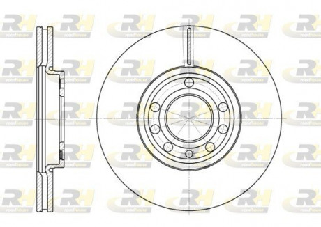 Гальмівний диск ROADHOUSE 668910
