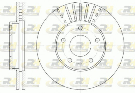 Тормозной диск ROADHOUSE 668110