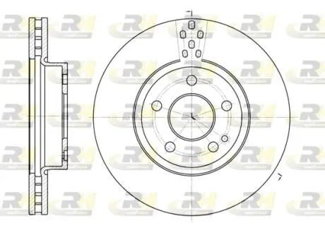 Гальмівний диск ROADHOUSE 667910