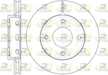 Гальмівний диск ROADHOUSE 668010