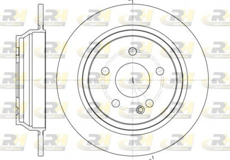Гальмівний диск ROADHOUSE 667800