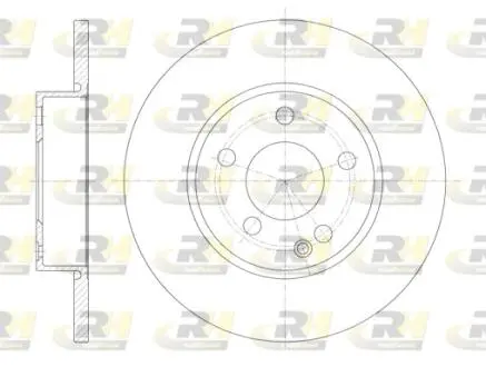 Гальмівний диск ROADHOUSE 667400