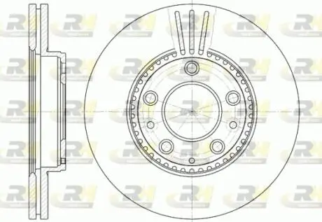Тормозной диск ROADHOUSE 667310 (фото 1)