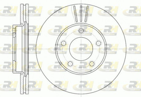 Гальмівний диск ROADHOUSE 667110