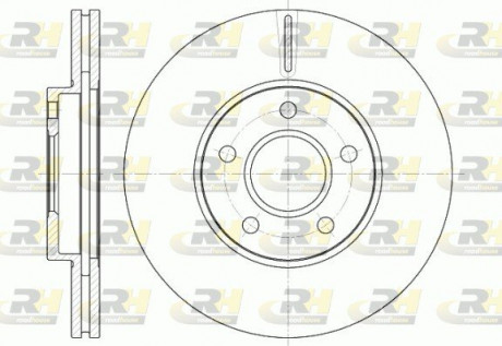 Тормозной диск ROADHOUSE 666210