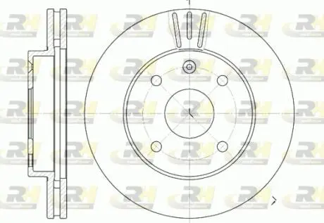Тормозной диск ROADHOUSE 665610
