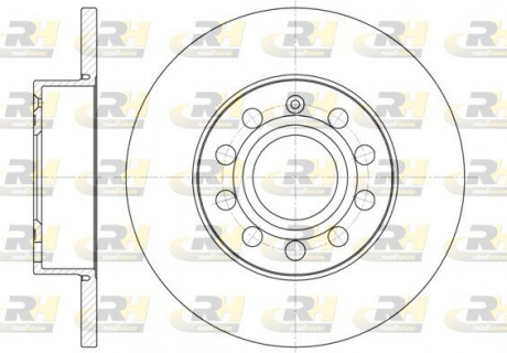 Тормозной диск ROADHOUSE 665000